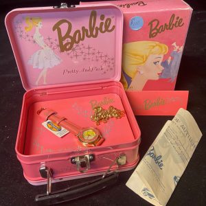 Fossil Pretty and Pink Barbie Watch 1994
