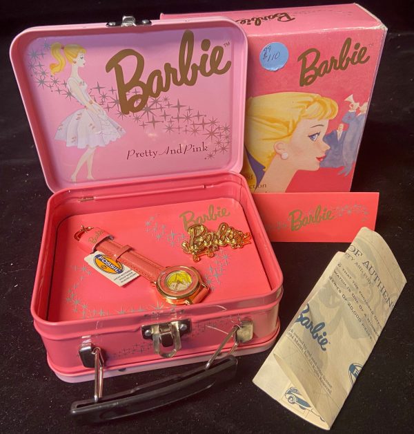 Fossil Pretty and Pink Barbie Watch 1994