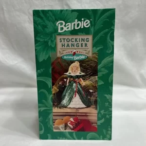 Hallmark 1995 Happy Holiday Barbie Stocking Hanger