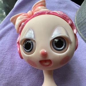 Ruby, Magical Musical Lady 23cm (9″) Snow White Resin Full Body Pink tones Handpainted by Nefer Kane