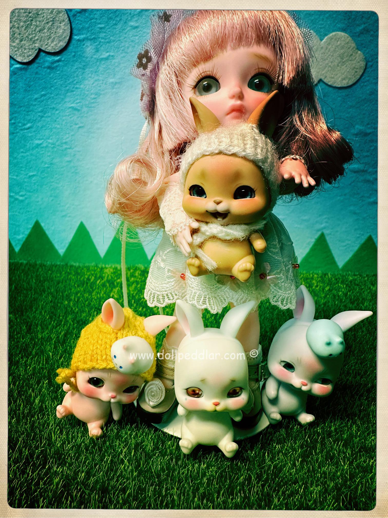 Lati Pet Rabbit Light Purple Laughing 4″ – Doll Peddlar