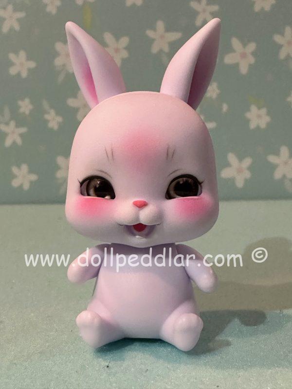 Lati Pet Rabbit Pink Laughing face 4" 10cm - Image 5