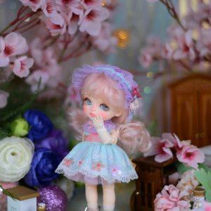 Lati Yellow Blooming Sakura ver Sophie Pink Skin  Full Set 16cm, 6″ PREORDER