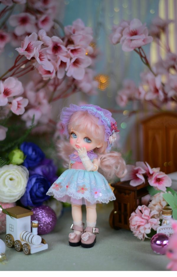 Lati Yellow Blooming Sakura ver Sophie Pink Skin Full Set 16cm - Image 2