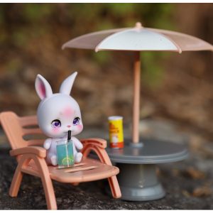 Lati White Rabbit Pet Light Purple SMILE  4″  Must Combine with Purchase of LW, LY, LL at retail