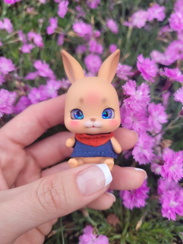 Lati Pet Rabbit Tan Laughing face 4" USA EXCLUSIVE Color - Image 3