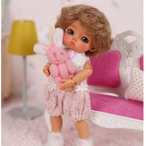 Lati White SP  Pink Mellow ver T.Yomi BROWN TAN skin Full Set 12cm, 4.7″ PREORDER