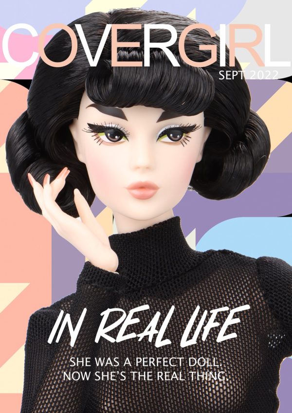 JHD Covergirl Studio NUDE Doll with Black Hair