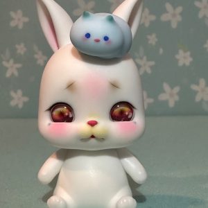 Lati Pet Rabbit White Thoughtful Face 4″