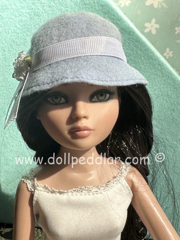 Felt Cloche Gray Hat (Modeled on 7-8" Head) - Image 2