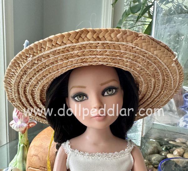 Yellow-Band Straw Hat (Modeled on 7-8" Head) - Image 4