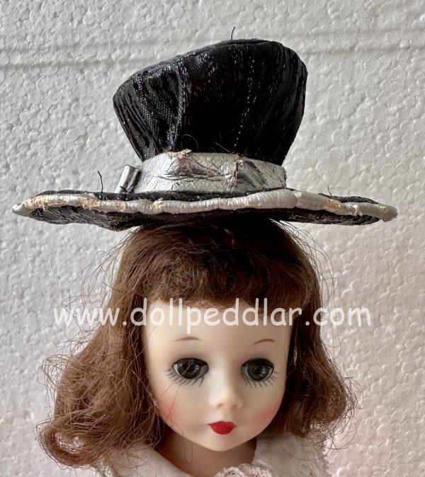 Stuffed Black Top Hat (Modeled on 4-5" Head) - Image 2