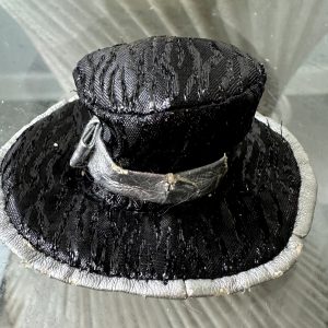 Stuffed Black Top Hat (Modeled on 4-5″ Head)