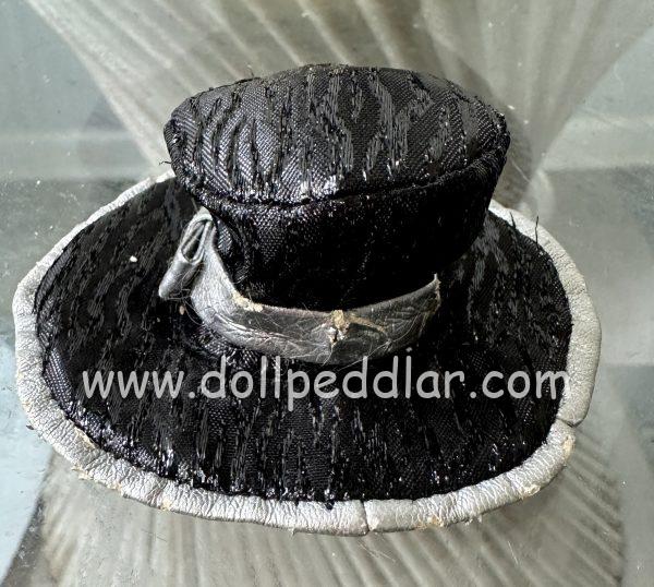 Stuffed Black Top Hat (Modeled on 4-5" Head)