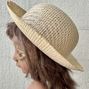 Straw Hat (Modeled on 9-10″ Head)