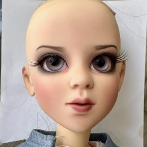 Goodreau resin bjd 16″  with artist Face up by Cristy Stone. OOAK NUDE