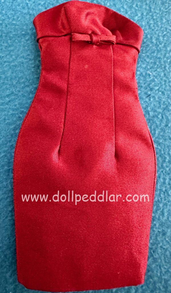 Tyler Wentworth Ready to Wear Red Silk Sheath Dress MINT/NEW