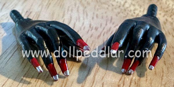 JHD Fashion Doll Midnight Orchid Millennium YaYa EXTRA HANDS ONLY