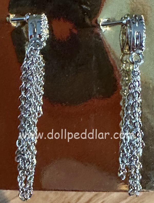 JHD Fashion Doll Midnight Orchid Millennium YaYa EARRINGS ONLY - Image 4
