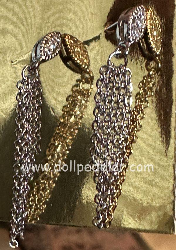 JHD Fashion Doll Midnight Orchid Millennium YaYa EARRINGS ONLY - Image 3