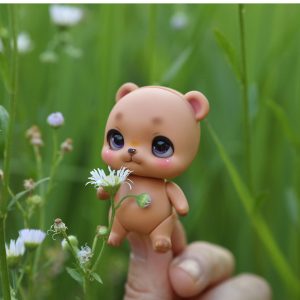 Lati  New Pets:  “Bebe” the Bear Tan Skin 4″ New Mint