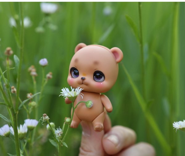 Lati  New Pets:  "Bebe" the Bear Tan Skin 4" New Mint