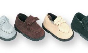 Suede Bow Loafer (Light Tan) Fits 18″ American Girl
