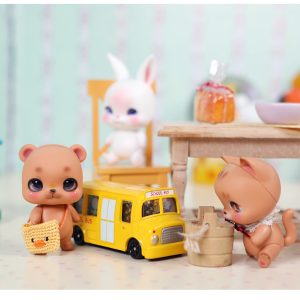 Lati’s New Pets “RABI” white skin. 4″ New Mint