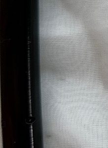 Katana Samurai All Metal Sword 9.75″ for Dolls (Scabbard Black Lacquer with Vermillion Collar/Handle White Braid w/Full Diamond Pattern)