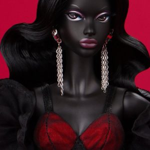 JHD Fashion Doll Midnight Orchid Millennium YaYa EARRINGS ONLY