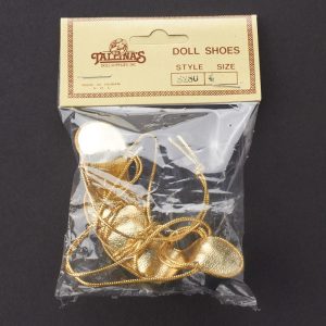 Antina Tallina Gold High Heel Doll Shoe Size 5 (63.5mm)