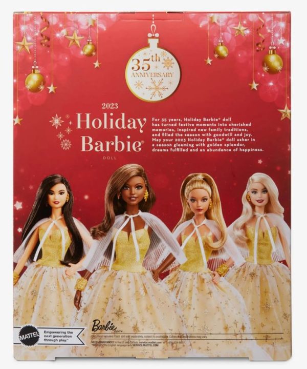 HJX05 2023 Holiday Barbie (African-American) - Image 8