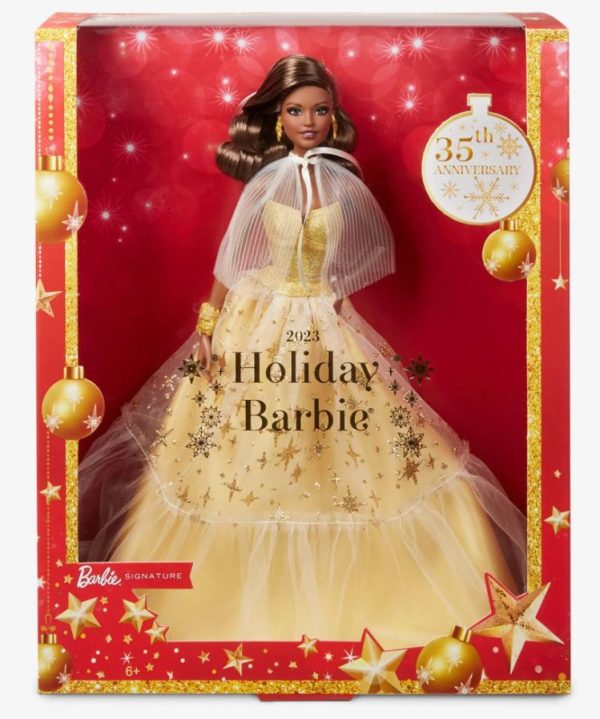 HJX05 2023 Holiday Barbie (African-American) - Image 7