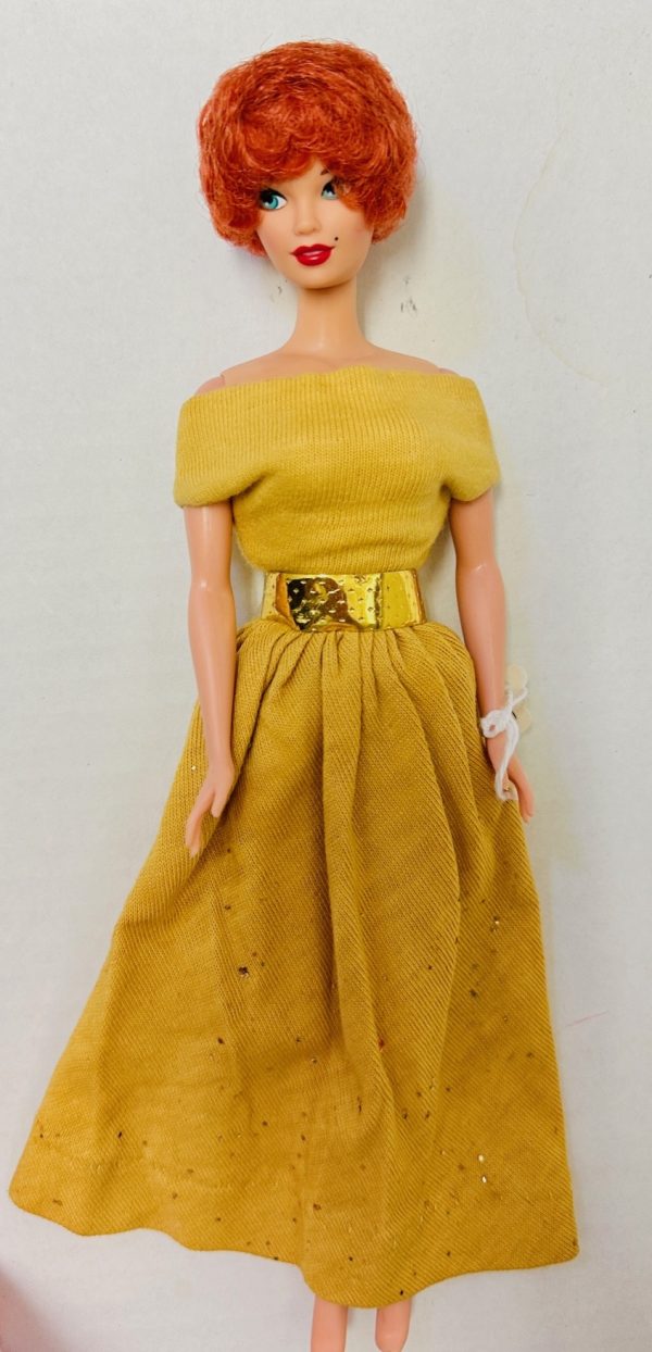 #1610 Vintage Golden Evening Barbie Fashion
