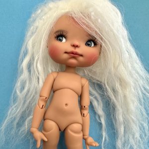 FWigs Tibetan Lamb Mohair wig – White. size 6-7
