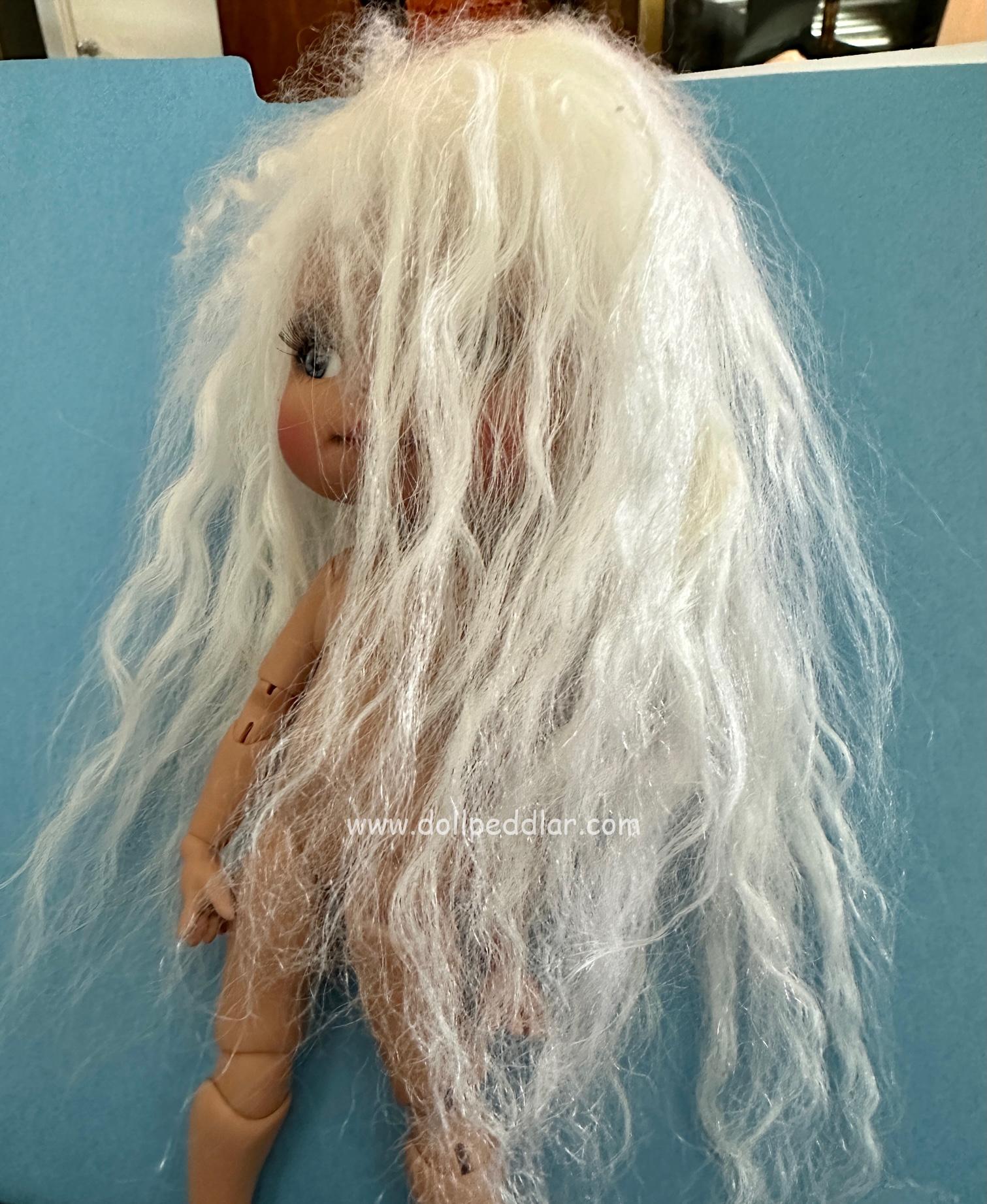 FWigs Tibetan Lamb Mohair wig - White. size 6-7 - Image 3
