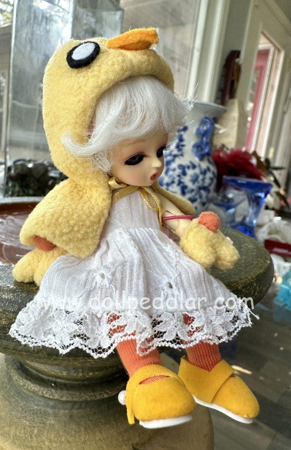 Honee-B Cuddly Chick Dressed Doll Resin BJD w/Makeup, Wig, & Eyes Included - Image 8