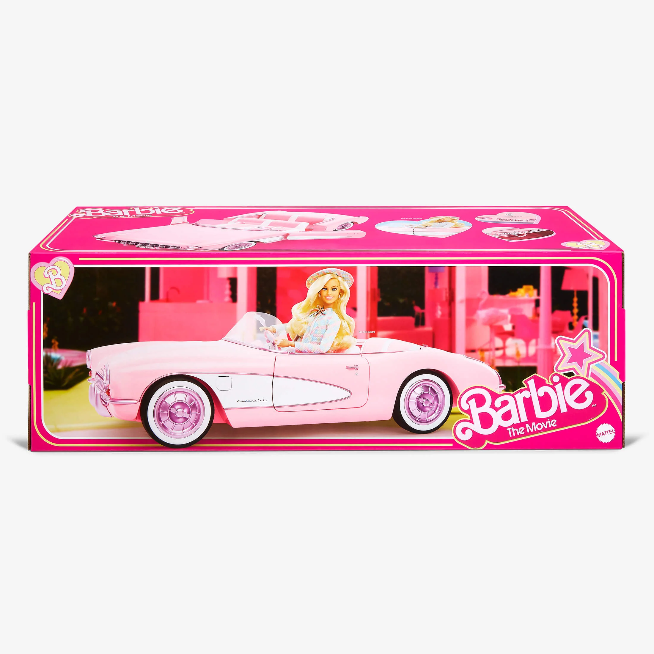 Barbie The Movie Hot Wheels' RC Corvette Remote Control Car 2023 Brand New