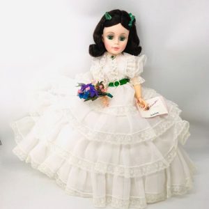 Vintage Scarlett O’Hara 21″ White Gown Jackie Sculpt #2247