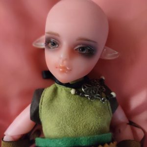 Impl Baby Pink 10″ BJD Doll transparent & magnetic hands & ears