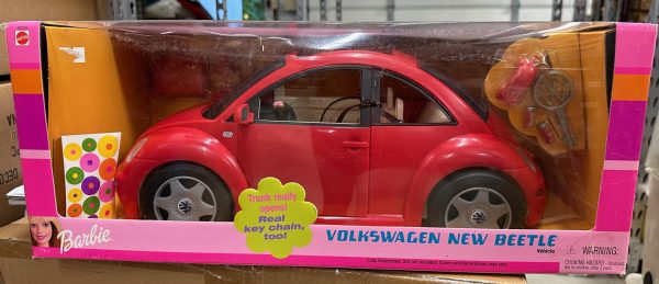 Barbie's Red Volkswagen Beetle RARE COLOR   MINT in Box - Image 6