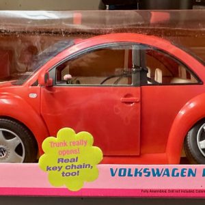 Barbie’s Red Volkswagen Beetle RARE COLOR   MINT in Box