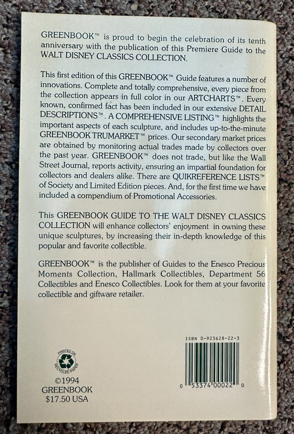 The Greenbook Guide to the Walt Disney Classics Collection Premiere Edition 1995 from Walt Disney - Image 2