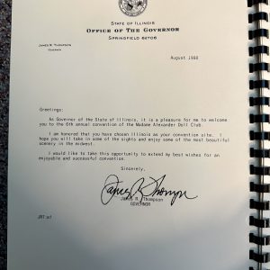 MADC 1988 “Flapper Frolics” Convention Program and Memorabilia