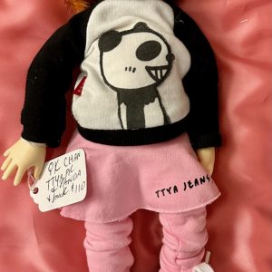Leeke World yosd 10″ ooak, faceup, full set. TTYA panda top and pink leggings