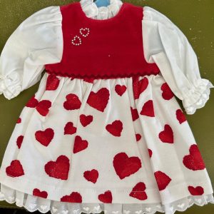 Kathe Kruse: Valentine Sweetheart Dress (Fits 15″-17″/39cm Dolls)