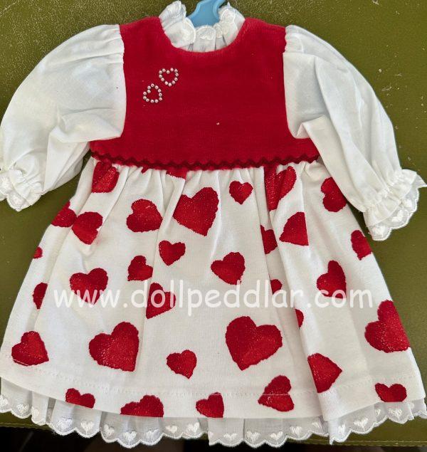 Kathe Kruse: Valentine Sweetheart Dress (Fits 15"-17"/39cm Dolls)