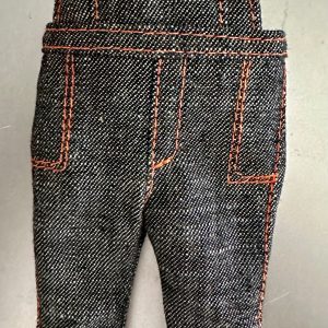 TTYA Washed Denim Overalls   -Lati Lime, YoSd, 10″ dolls. mint
