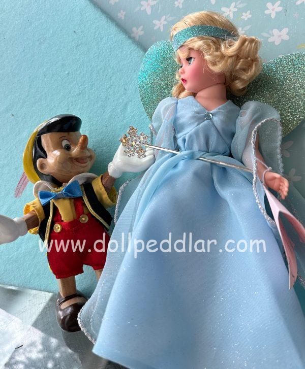 Disney Blue Fairy & Pinocchio 10" (6" Wood Carved Pinocchio) # 31760 - Image 9