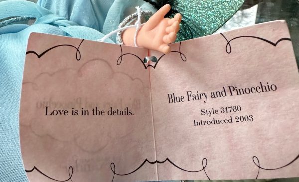 Disney Blue Fairy & Pinocchio 10" (6" Wood Carved Pinocchio) # 31760 - Image 7